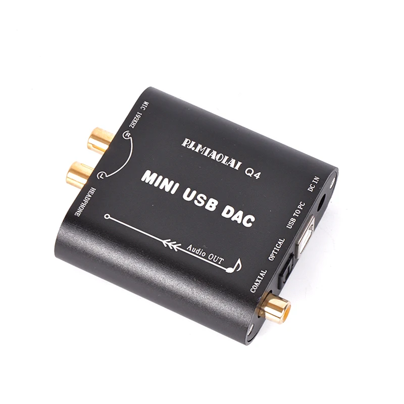 Коаксиальный Fever декодер Lusya CM108AH HIFI 24 бит 192 кГц Внешняя USB Звуковая карта для