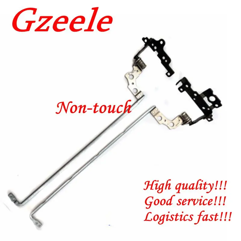 

GZEELE NEW Notebook LCD Hinge For HP 15-P 15-P000 15-K P/n: FBY14001010 FBY14002010 Series R & L LCD Hinges for Non-Touch Screen