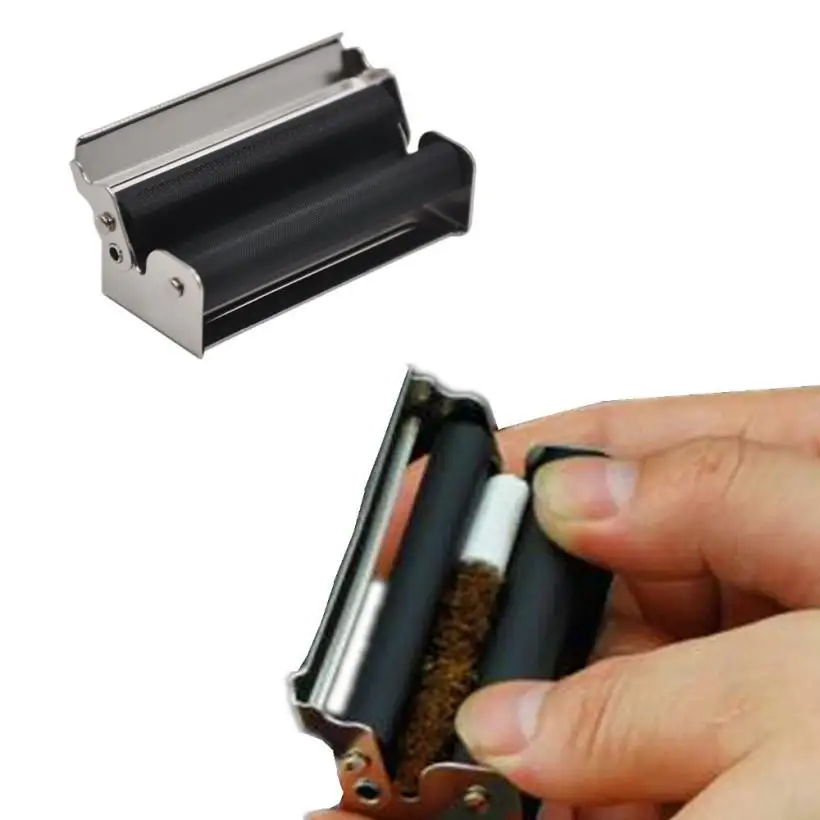 

70mm Blunt Fast Cigar Rolling Cigarette Raw Metal Automatic Cigarette Tobacco Smoking Machine Roller Box Drop Shipping