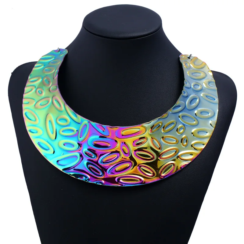 

Choker Neclace For Women Statement Maxi Punk Necklace Alloy Collar Chokers Big Chunky Necklace Fashion Bohemian Jewelry