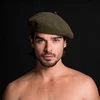 2022 Dualuse Painter Hats 100% wool beret winter men's formal wear professional casual dualuse cap high quality male hat hot ► Photo 1/6