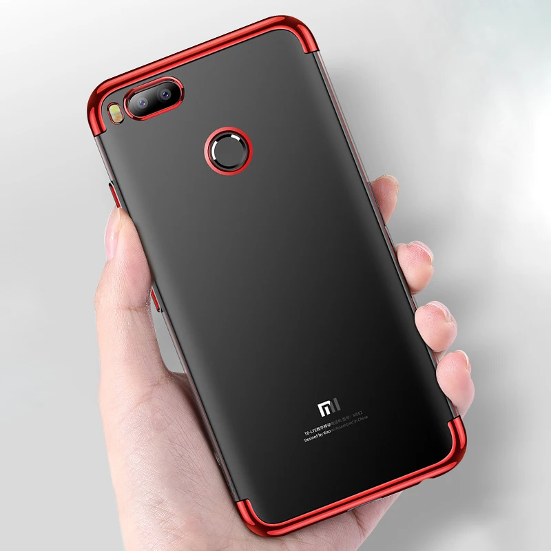 

For Xiaomi Mi 8 A2 Lite Mi 8 A1 A2 Mix 2 2S 3 Max3 Phone Cover Bumper Plating Soft TPU Back Case Fundas Redmi 6 6A 5A 6Pro