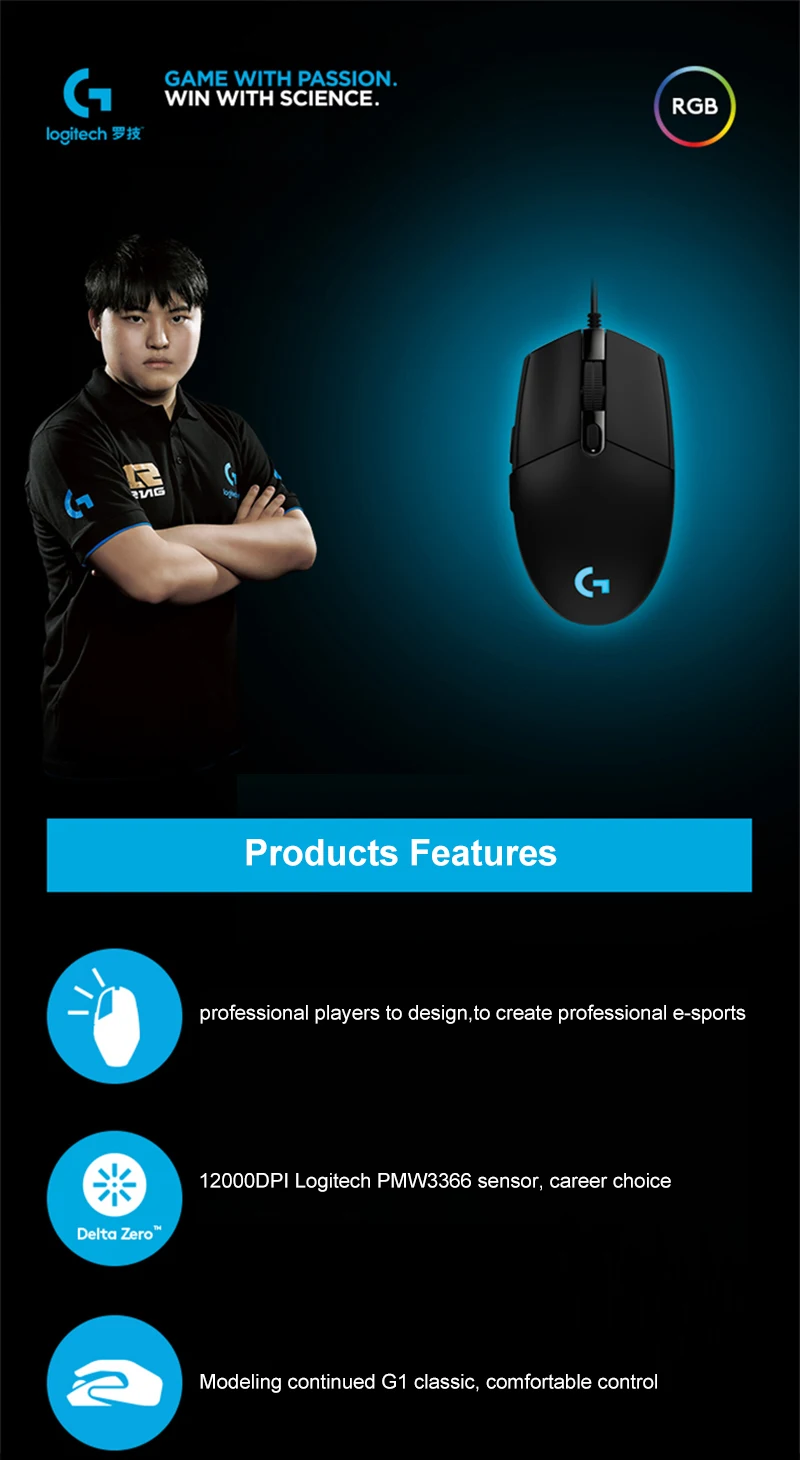 Logitech G Pro mouse 4