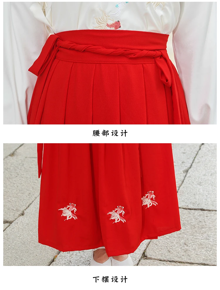 Han Dynasty Stduent юбки для сцены Hanfu платья одежда Tang древняя фея платье Китайская традиционная Женская одежда DNV11436