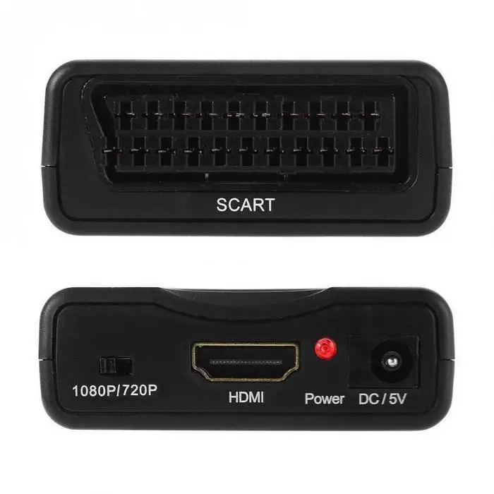 Новые Scart конвертер HDMI аудио-видео адаптер для 1080 P HDTV STB Sky Box EM88