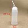 250/260ml Translucent Plastic Bottle Multi-Functional Hairdressing Tool Applicator Supplies Salon Hair Color Perm Care 6