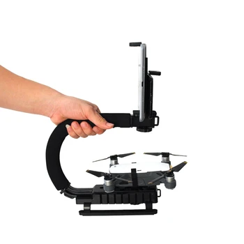 

STARTRC DJI spark Parts Accessories C/U Shaped Bracket Holder Handheld Grip For DJI spark drone DSLR Camera Free shipping