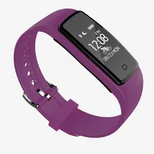 2017 High Quality Dynamic Heart Rate Monitor S1 Smart Bracelet Health Wrist Band with APP Multi Language Compatible IOS Android