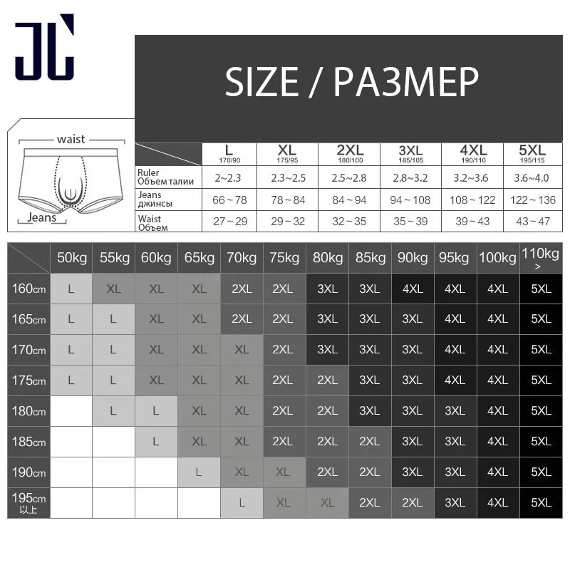 JL нижнее белье мужские боксеры шорты с принтом 4 шт./партия мягкие спандекс трусы
