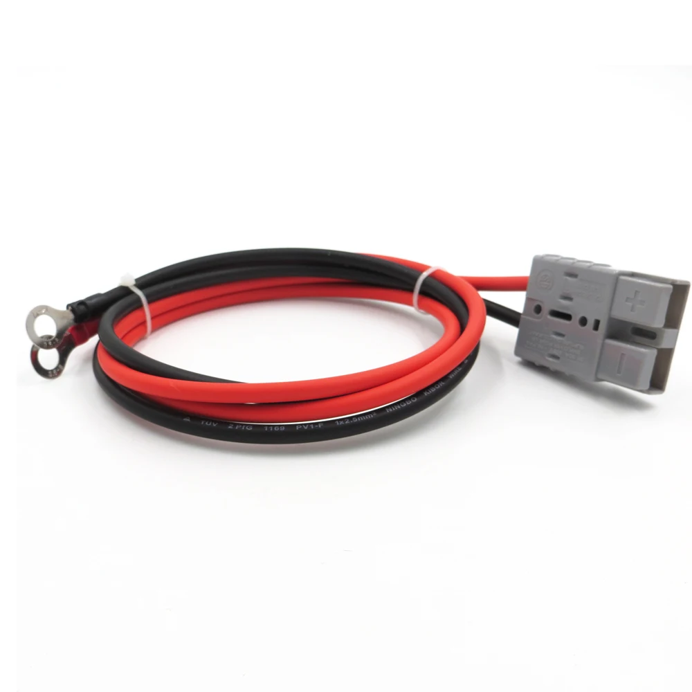 

Extend Cable 50A 10/5/3/2/1m meters SH50 Battery Connect UPS Power Inverter Connection Solar panel 12V 24V Batteries M8 Ring