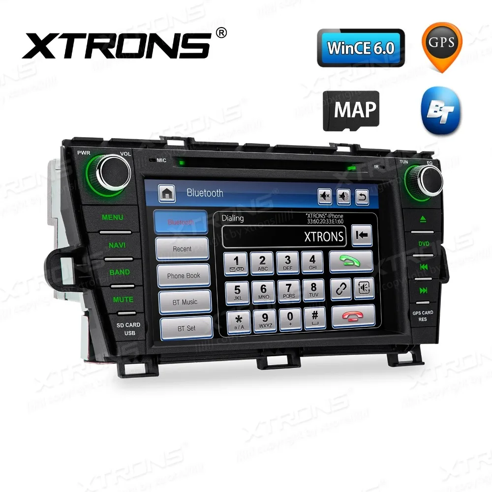 Flash Deal 8" Car DVD Radio GPS for Toyota Prius 2009-2013 (Left Hand Drive) with Android Mirror Link Support & External Microphone Support 2