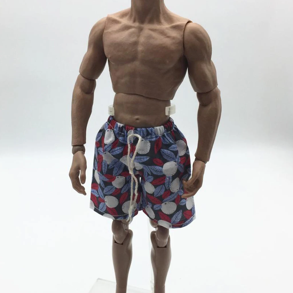 1/6 Scale Men's Beach Pants Shorts for 12 inch Male Action Figure Accessory