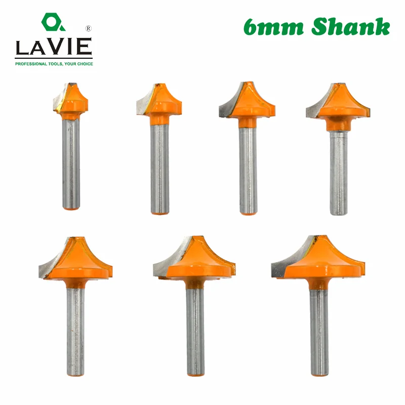 

LAVIE 1pc 6mm Shank Open End Carving Bit CNC Router Bit Wood Milling Cutter for Woodworking Wood Cutting Tool MC06007