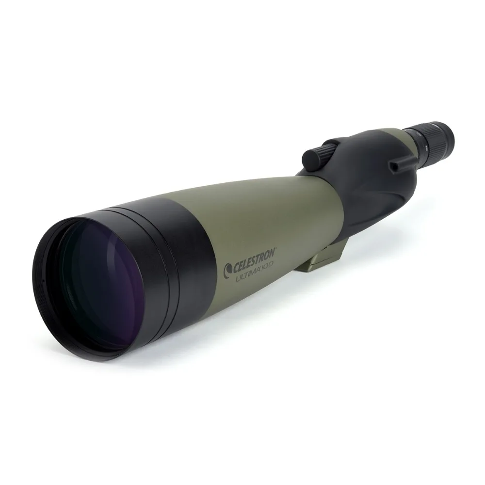 Celestron ULTIMA100 STRAIGHT Refractor Spotting Scope 22x-66x Zoom Telescope Multi-Coated for Bird Watching Hunting Travel |