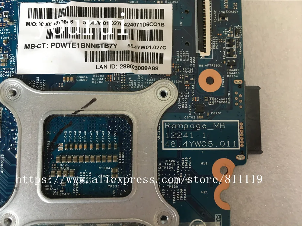 Материнская плата yourui для HP 440 450 470 G1 DDR3 734083 601 501 001. 4yw05. 011 полностью
