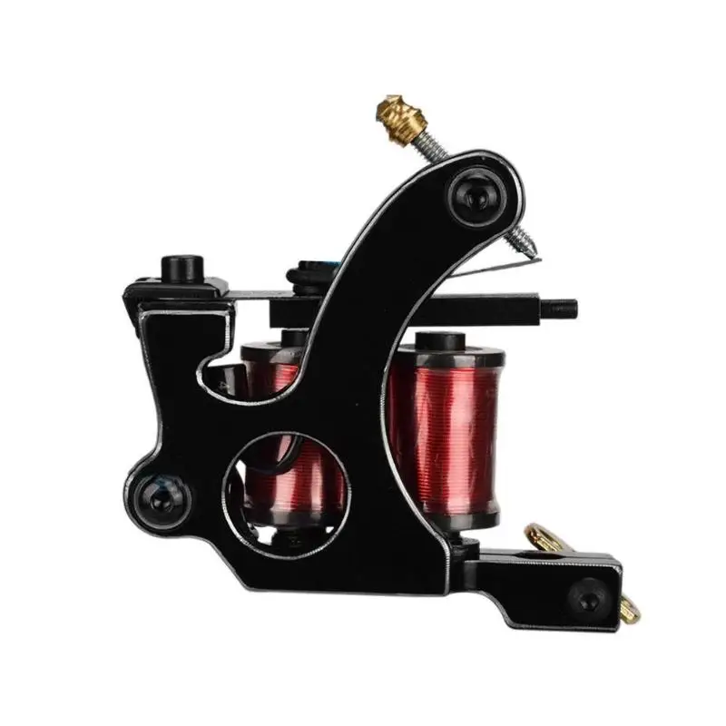 

Coil Tattoo Machine 10 Warp Lightweight Tattoo Device for Coloring Lining For Liner And Shader Black Color Iron Tattoo Supplies