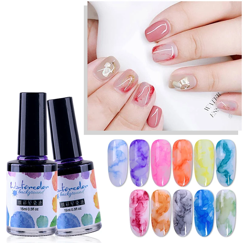 

15 ML Blooming Gel Varnish Pink Nail Art for Prolong Nail Painting Flower Colors Soak off UV LED Nail Gel Polish
