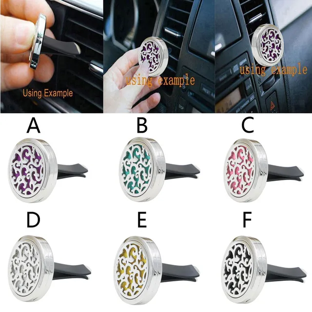 Car Air Freshener Perfume Clip Fragrance Smell Diffuser Automobiles