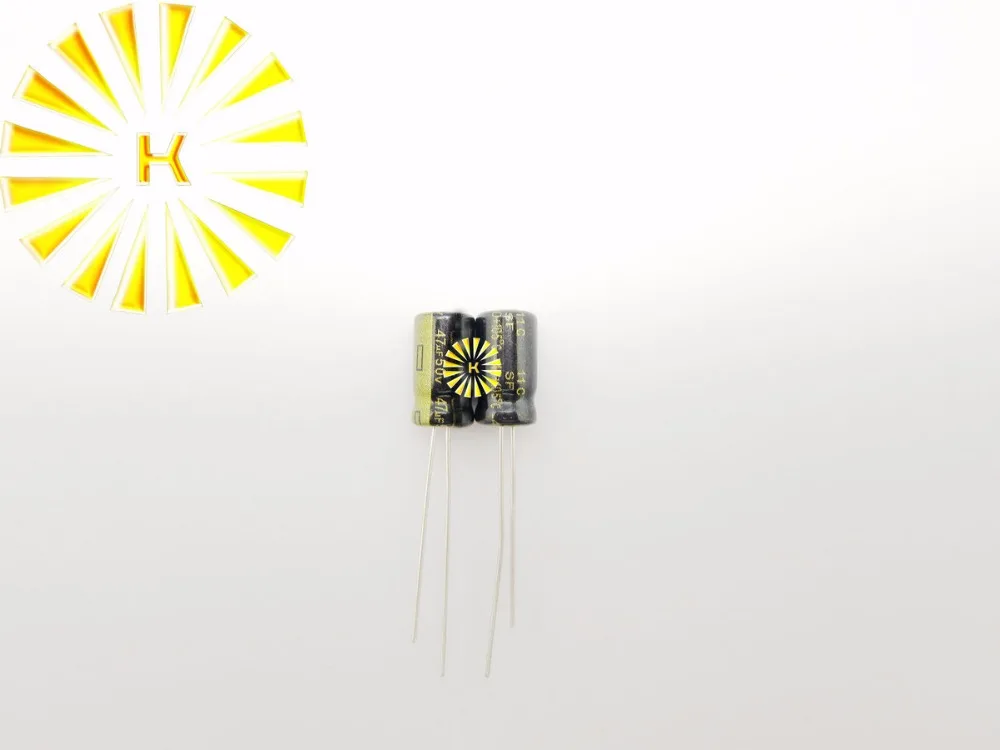 1000 шт. X 100% новый алюминиевый электролитический конденсатор 47 мкФ 50V 6.3X11 LOW ESR|aluminum
