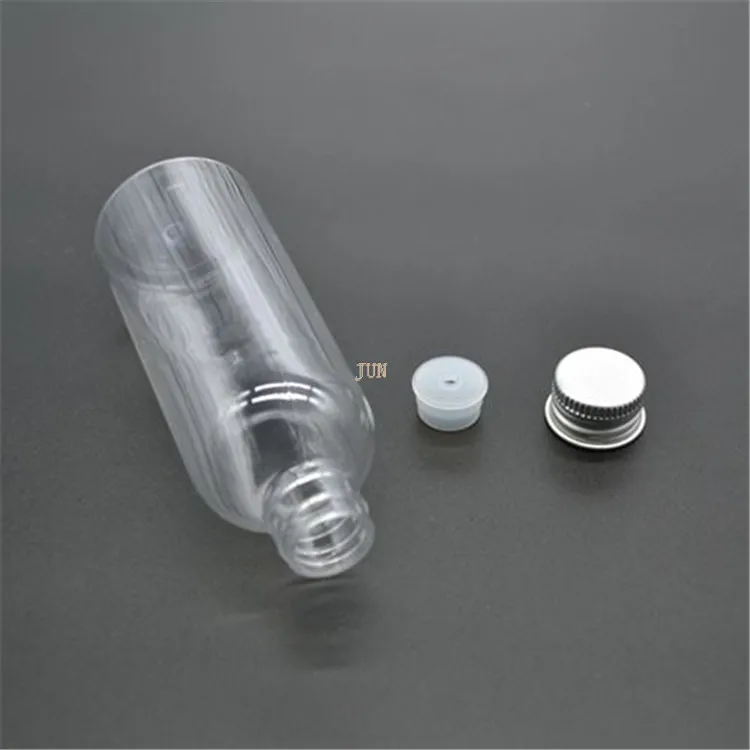 50 Botellas De Plástico Pequeñas 20ml Y 30ml - Transparentes Con Tapón Blanco - Para Viaje, Cosméticos, Muestras - Incluye Etiquetas