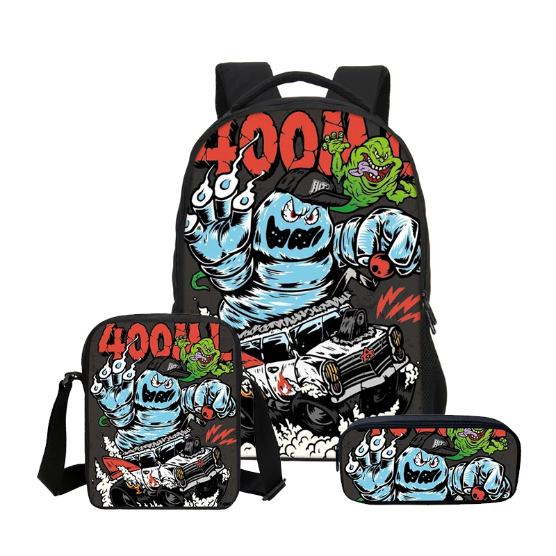2020 VEEVANV Ghostbusters печатные мужские школьные рюкзаки модные мальчики 3 шт набор сумка