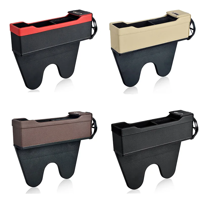 

Car Multi - Functional Folder Storage Box Grain Organizer Gap Holder Slit Pocket Accessories