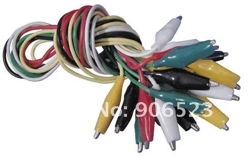 

10pcs Alligator Clips with Wire 10 wires 42cm length