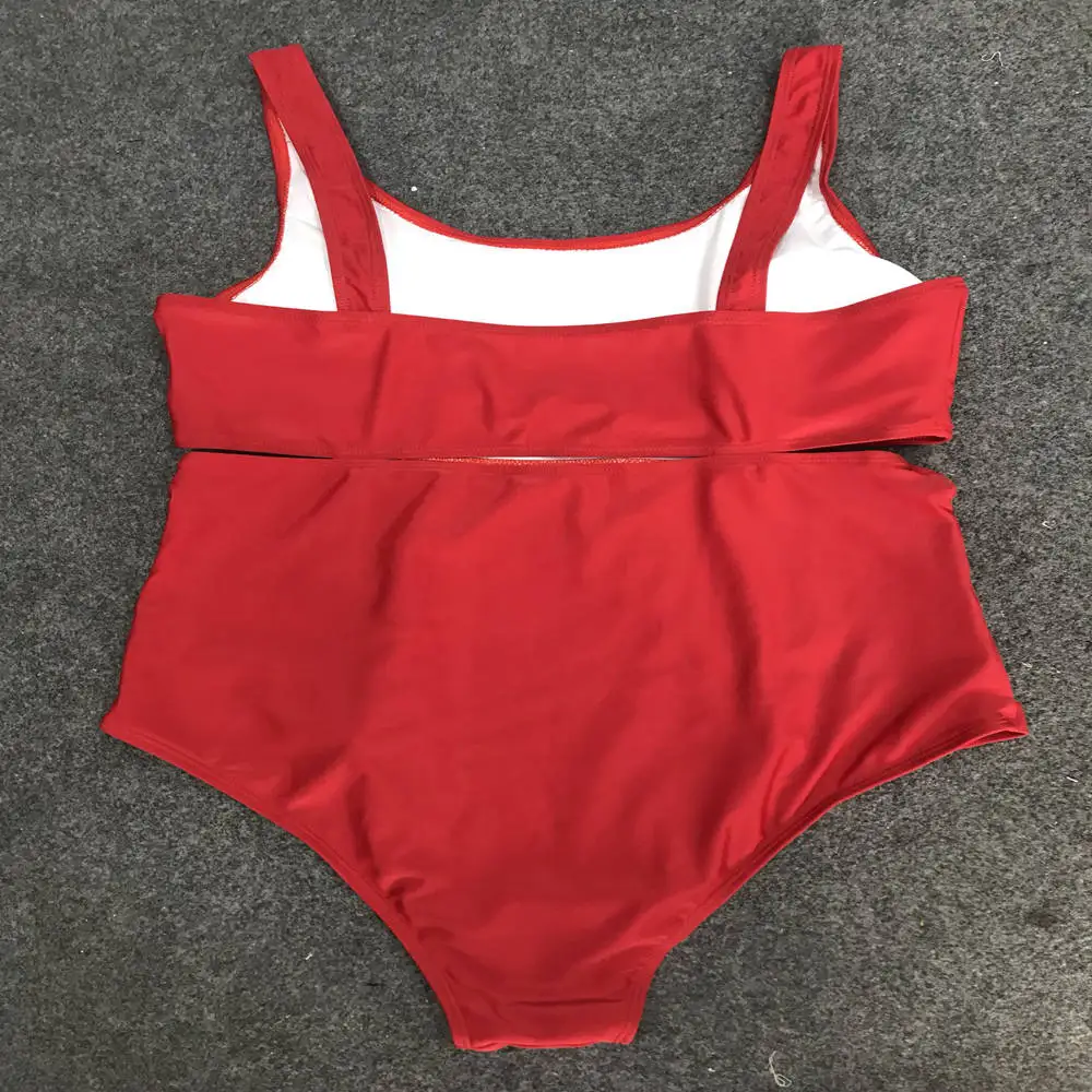 plus size swimsuit bandage 009