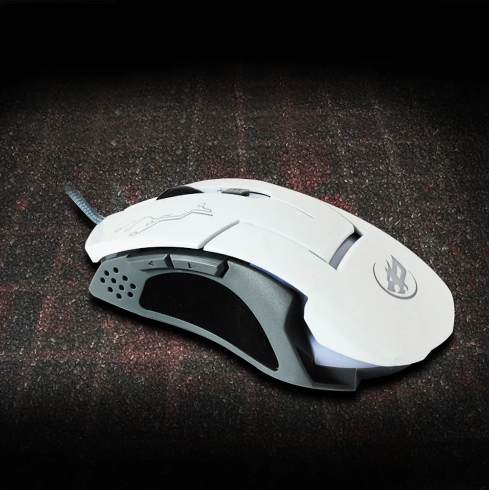 EPULA 2019 Fashion Wired Office Game Mouse 2400 DPI 6D Buttons LED Wired Gaming Mouse For PC Laptop  3Y13