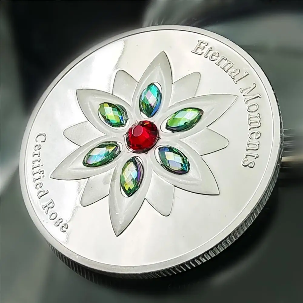 Edelweiss серебряные коллекционные монеты оригинал с держателем|Безвалютные монеты|