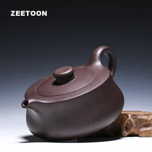 330cc китайский здоровье чайный набор кунг-фу аутентичный китайский чайник для заварки чая Фиолетовый Глиняный заварочный чайник все ручной работы креативная керамика домашний декор Ронг Тянь горшок