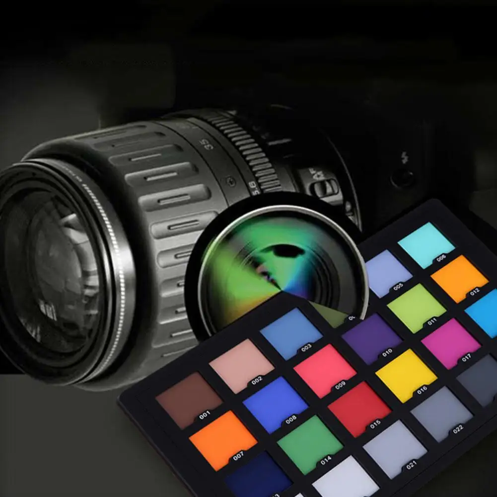 24 цвета Стандартный тесты балансировки карты Палитра для коррекции фотографии