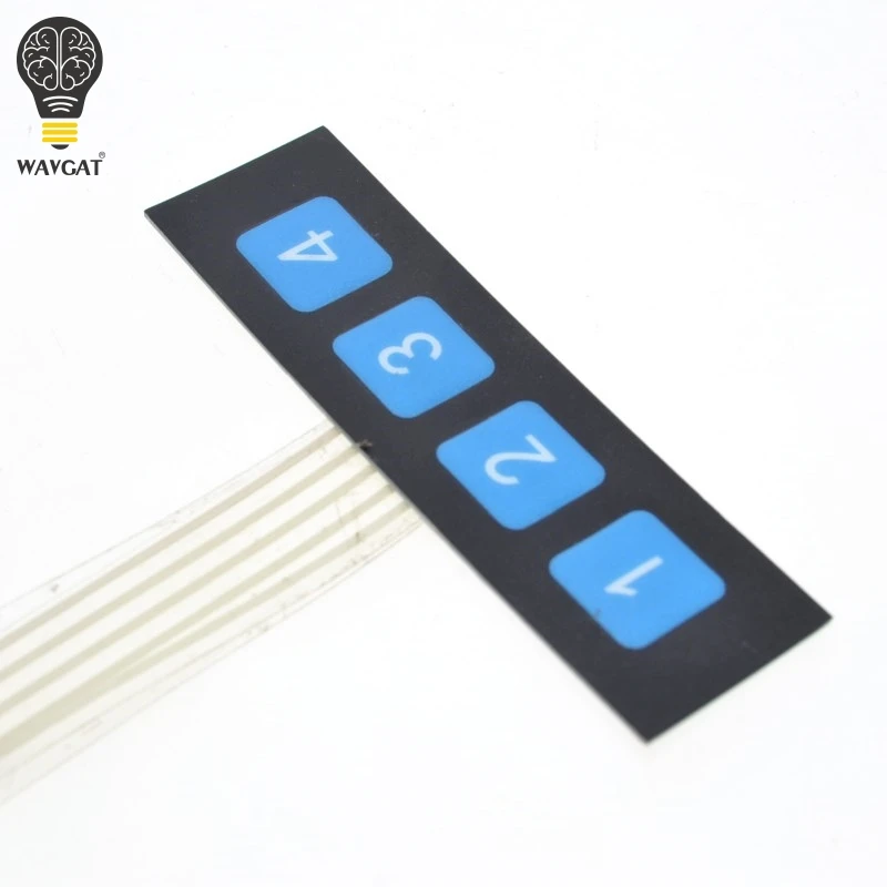 WAVGAT 110MM Single One 1 Key Membrane Switch Keypad Control Panel Ultra Slim
