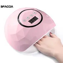 Bfaccia 86 Вт УФ светодиодный светильник Сушилка для ногтей 39 шт. светодиодный ногтевые лампы для отверждения гели для ногтей лак маникюр с датчиком таймер ЖК-дисплей