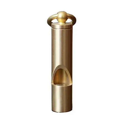 

Emergent Hike Vintage Camp Outdoor Antique Brass Pendant Gear Whistle EDC Sport Survive Mountaineer Rescue Mountainclimb Referee