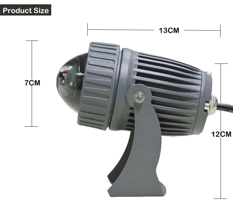 Новый стиль 5 W 10 W светодиодные прожекторы открытый 85-265 V Водонепроницаемый IP65 алюминиевый Точечный светильник для построения парк площадь