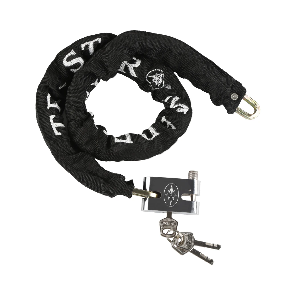 

88-90CM Bicycle Chain Lock Security Anti-lost Upgrade Lock Core Family Tool Security Lock Protection Bike Lost Anti-theft Lock