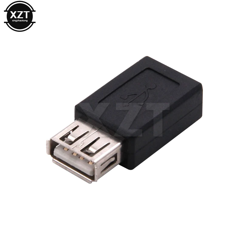 2PCS USB 2.0 Type A Female to Micro USB B Female Adapter Plug Converter usb to Micro Usb Data Charger For Phone Connector