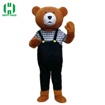 

Adult Teddy Bear Mascot Costume Cartoon Character Costumes Adult Mascot Costume Fancy Dress Party Suit