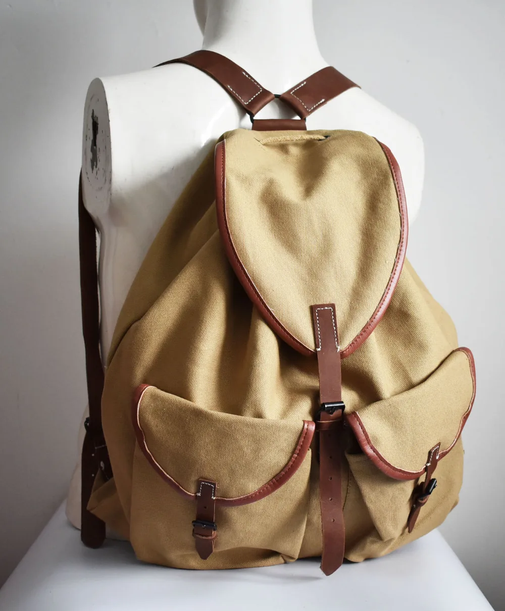 

WW2 WWII GERMAN TROOPS ARMY HEER ELITE MOUNTAIN TROOPS CANVAS RUCKSACK BACKPACK