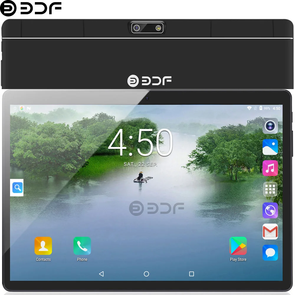 

BDF New Android Tablet 10 Inch Quad Core Bluetooth WIFI Sim 3G Phone Call 4G RAM 32G ROM Tablet PC Android 7.0 Tablets Mobile
