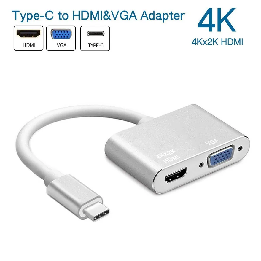 30Set-2-in-1-USB-C-3-1-HDMI-VGA-Adapter-TYPE-C-Type-c-to