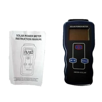 High Precision Solar Power Meter Light Meter Data Hold And Peak Hold For Solar Radiation Tester SM206 Glass Light Intensity 1