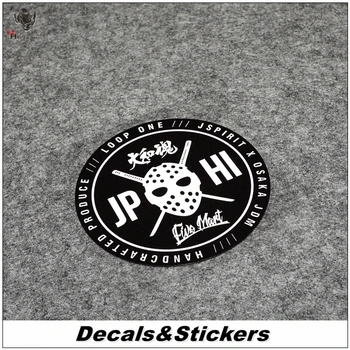 

NO.L307 JDM KANJO-ZOKU Mask Badge 3M Reflective Modified Stickers Waterproof Decals Racing Motorcycle Scratches Cover