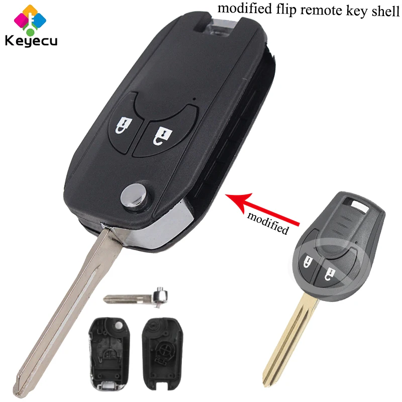 KEYECU-for-Nissan-Cube-Micra-Note-Qashqai-Juke-Replacement-Original-Upgraded-2-Button-Car-Key-Shell (1)
