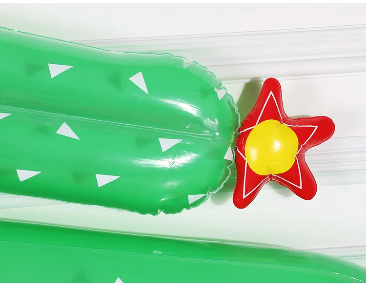 Rooxin inflável flutuante linha gigante cactus flutuante