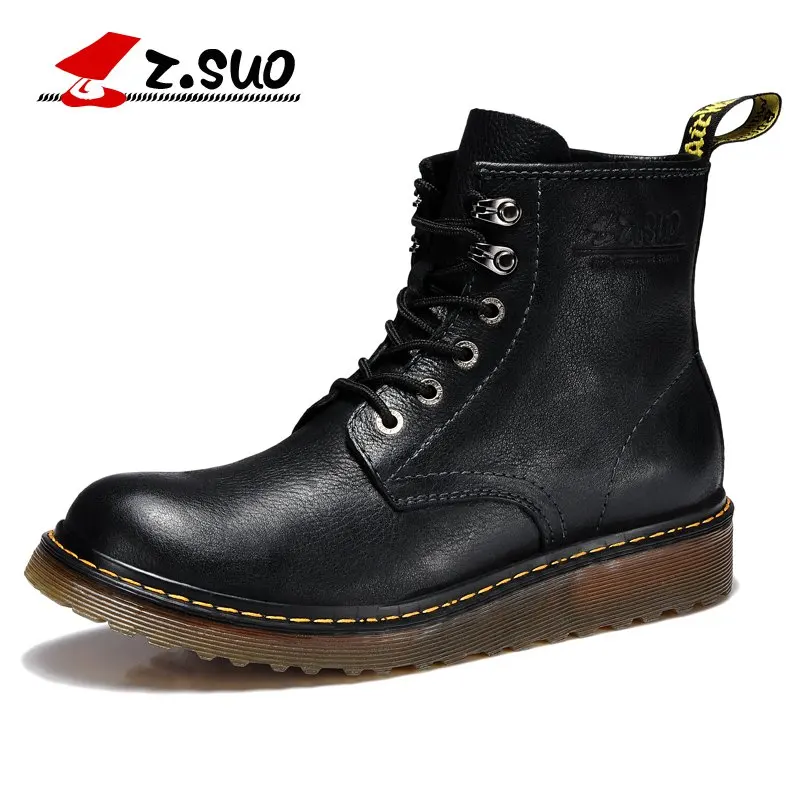 

Z. Suo men 's boots, leather fashion man boots, leisure fashion male winter boots.Pima Ding realmente a cargadores zs885G