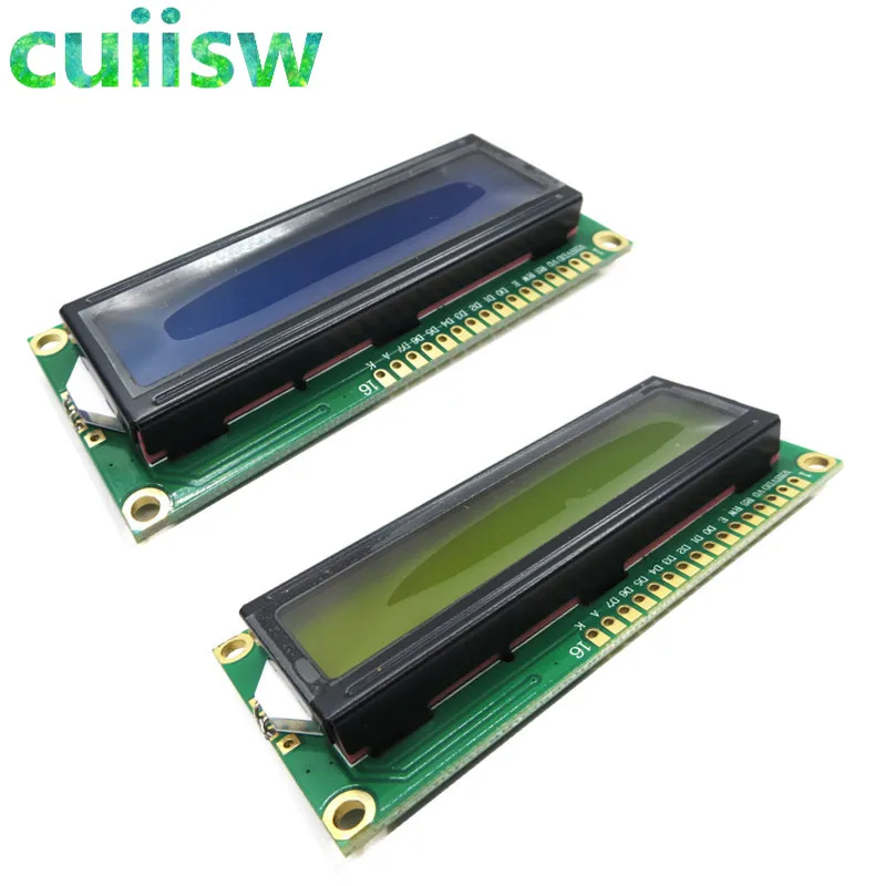 

1PCS LCD1602 1602 module Blue Green screen 16x2 Character LCD Display Module blue blacklight