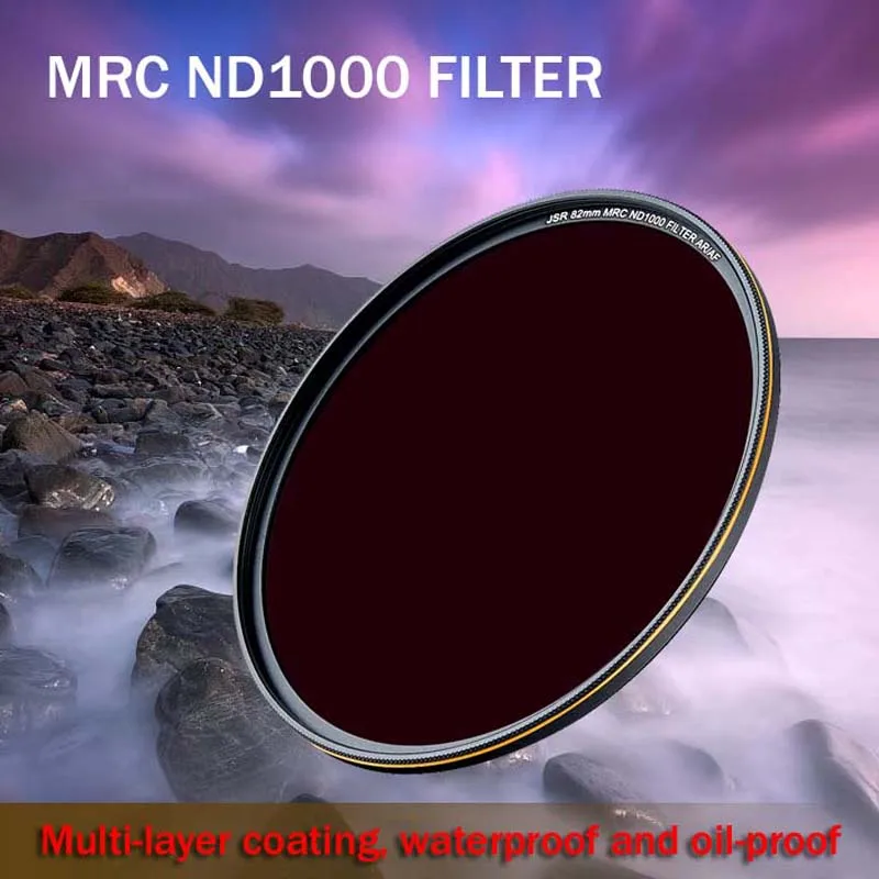 

67 72 77 82 mm Neutral Density MRC ND1000 Optical Glass Coated Lens Filter for Canon Nikon Sony Pentax Camera Lenses ND 1000