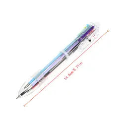 6 цветов в 1 шариковые ручки многоцветная шариковая ручка студентов канцелярские принадлежности